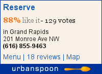 Reserve on Urbanspoon